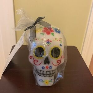 Sugar Skull Candle- NWT